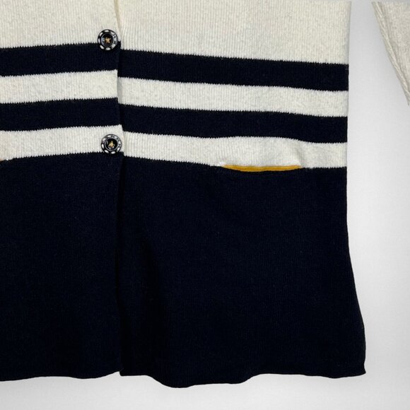 Anthro ANGEL OF THE NORTH Varsity Stripe Cardigan Sweater S - Picture 3 of 13